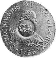 (№1760km11.1) Монета Ямайка 1760 год 5 Pounds (Георг III)